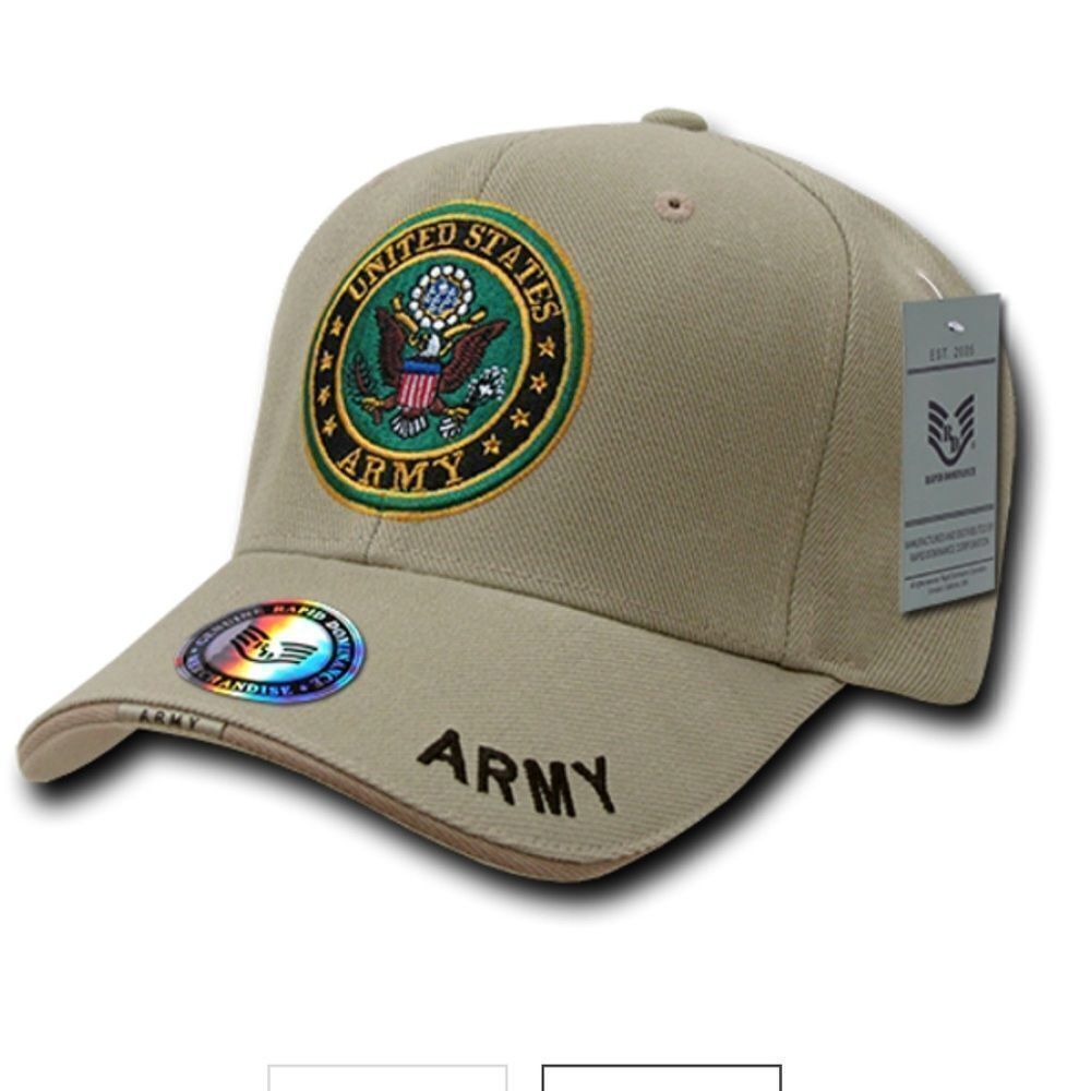 Han Wild Brand U.S.‎ Army Military Cap- Khaki New